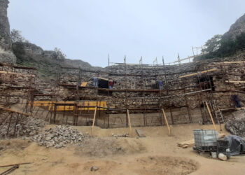 Restaurarea Cetății Carsium de la Hârșova, sit UNESCO, a depășit jumătate din volumul lucrărilor