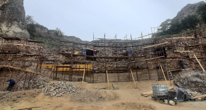 Restaurarea Cetății Carsium de la Hârșova, sit UNESCO, a depășit jumătate din volumul lucrărilor