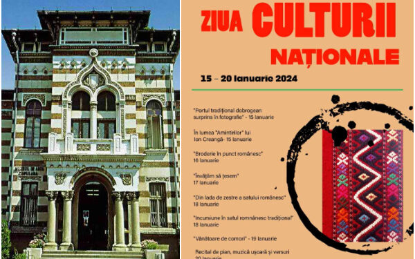 Invitație la Muzeul de Artă Populară Constanța, cu prilejul Zilei Culturii Naționale