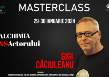Alchimia DansActorului, MASTERCLASS cu celebrul dansator și coregraf Gigi Căciuleanu, la Facultatea de Arte Constanța