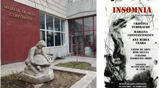 INSOMNIA, expoziție comună a trei artiste plastice constănțene, la Muzeul de Artă Constanța