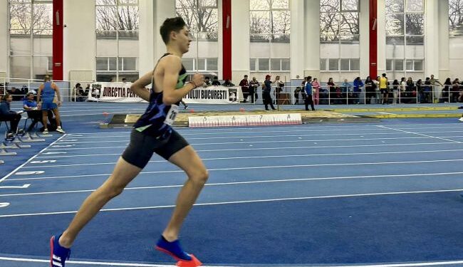 Dan Iustin Paraschiv (CS Medgidia), locul 2 la Campionatul Municipal de Atletism București!