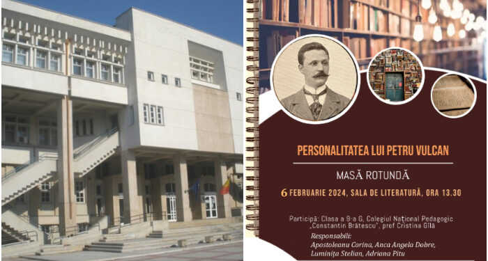 „Personalitatea lui Petru Vulcan”, masă rotundă la Biblioteca Județeană Constanța
