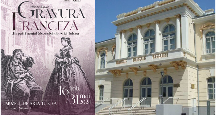 Gravură franceză inspirată de opera lui Molière, în expoziție la Muzeul de Artă Tulcea