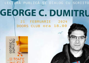 Scriitorul constănțean George C. Dumitru, invitat la Seri de lectură și dialog în Club Doors