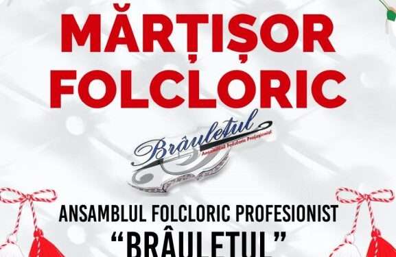 „Mărțișor folcloric”: Spectacol cu dansuri populare și voie bună, la Centrul „Jean Constantin”