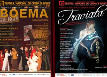 BOEMA și TRAVIATA, la Teatrul Național de Operă și Balet „Oleg Danovski”