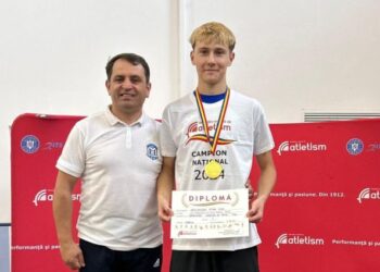 Atletul Alin Mihai Șavlovschi (CS Medgidia) este Campion Național la 1500 metri