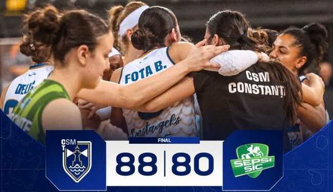 Victorie de senzație și calificare în Finala Cupei României, pentru baschetbalistele de la CSM Constanța!