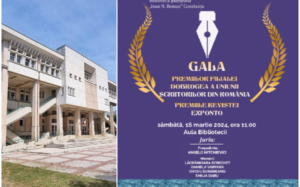 Gala premiilor Filialei Dobrogea a Uniunii Scriitorilor și ale revistei Ex Ponto, la Biblioteca Județeană Constanța
