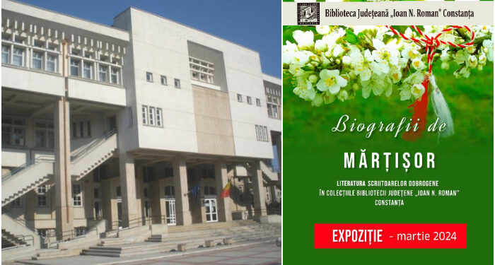 EXPOZIȚIE. Biografii de Mărțișor: literatura scriitoarelor dobrogene în colecțiile Bibliotecii Județene „Ioan N. Roman” Constanța