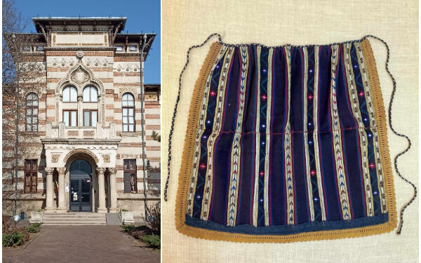 „Poală di lână” din portul femeilor aromânce, expusă la Muzeul de Artă Populară Constanța