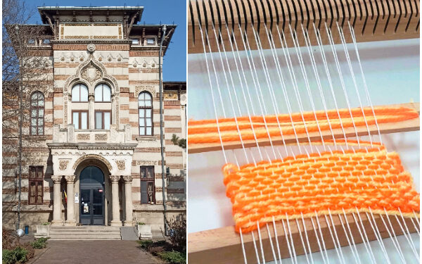Atelier de țesut pentru elevii de gimnaziu, la Muzeul de Artă Populară Constanța
