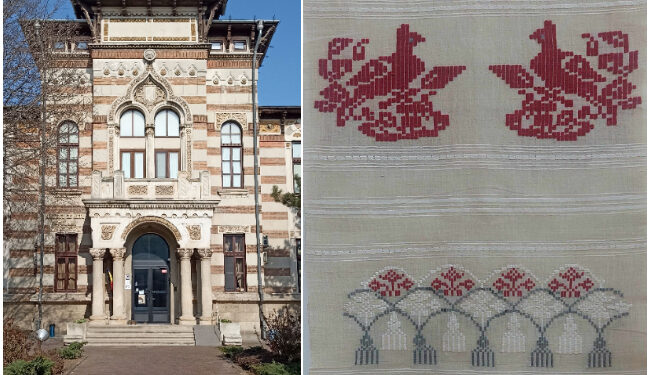 Ștergar dobrogean de TEZAUR, expus la Muzeul de Artă Populară Constanța