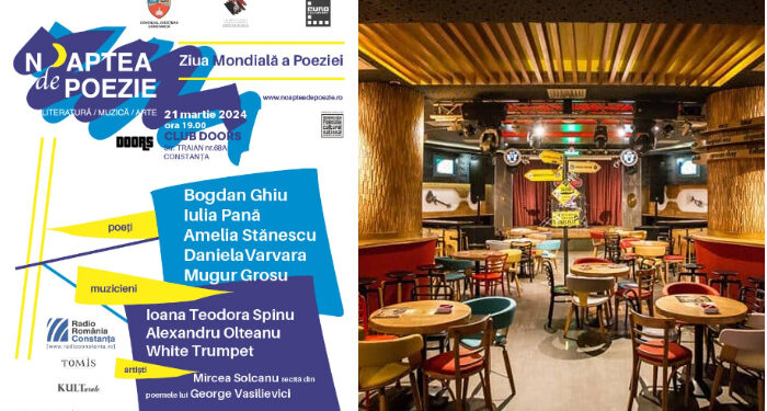 Noapte de Poezie la Constanța, în Club DOORS