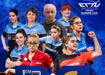 Echipa de tenis de masă a CSM Constanța luptă, duminică, pentru calificarea în finala ETTU Europe Cup Women