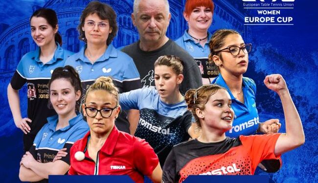 Echipa de tenis de masă a CSM Constanța luptă, duminică, pentru calificarea în finala ETTU Europe Cup Women