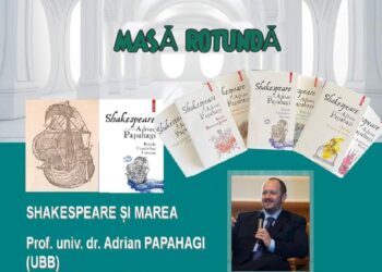 Masă rotundă cu tema „Shakespeare și marea”, susținută de Adrian Papahagi, la Biblioteca Județeană Constanța