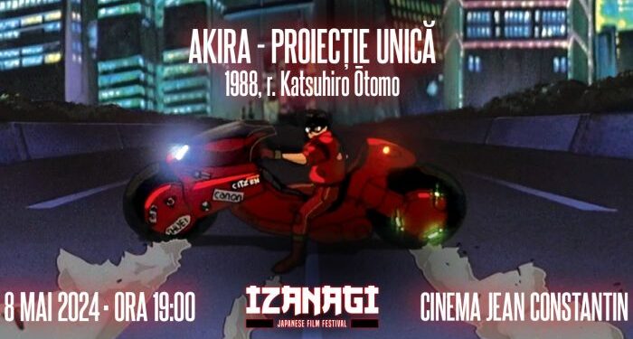 Eveniment de neratat pentru iubitorii de animé: AKIRA, proiecție unică la Centrul Jean Constantin din Constanța