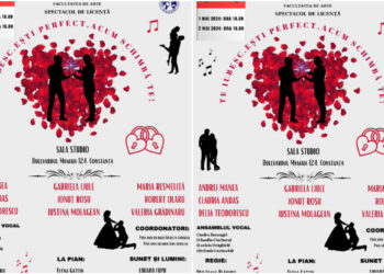 INTRARE LIBERĂ la spectacolul de licență al studenților de la Facultatea de Arte Constanța: Te iubesc, ești perfect, acum schimbă-te!