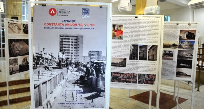 „CONSTANȚA ANILOR ’60, ’70, ’80 – DEMOLĂRI, REALIZĂRI ARHITECTURALE Șl URBANISTICE” – Un impresionant foto-documentar, la Biblioteca Județeană Constanța