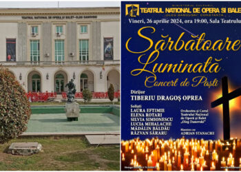 SĂRBĂTOARE LUMINATĂ – Concert de Paști la Teatrul „Oleg Danovski”, vineri, 26 aprilie