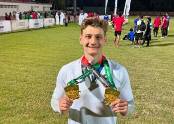 Două medalii de aur pentru atletul David Ciolpan (CSM Constanța), la concursul din Dubai!