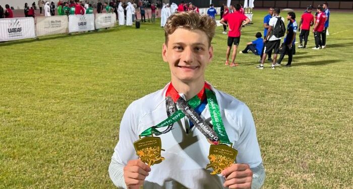 Două medalii de aur pentru atletul David Ciolpan (CSM Constanța), la concursul din Dubai!