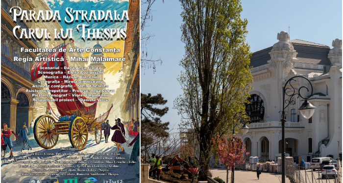 Zilele Constanței 2024. CARUL LUI THESPIS – paradă stradală la Cazino și pe strada Ștefan cel Mare
