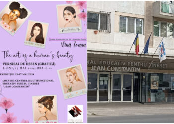 „The Art of a Human’s Beauty” – Fascinația portretului, într-o expoziție de grafică deschisă la Centrul Jean Constantin