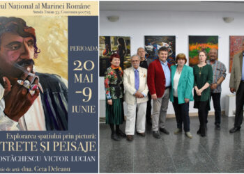 „PORTRETE ȘI PEISAJE” – Victor Lucian Costăchescu, un nou VERNISAJ la Muzeul Național al Marinei Române