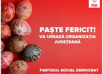 Organizația Județeană PSD Constanța vă urează PAȘTE FERICIT!