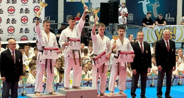 Clubul Sportiv Oyama, pe podium la Campionatul European de Karate Kyokushin pe categorii de greutate