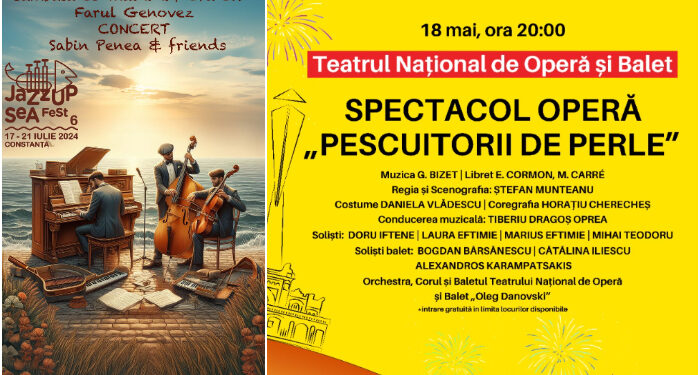 Zilele Constanței 2024. Serie FABULOASĂ  de spectacole de teatru de stradă, muzică clasică și jazz