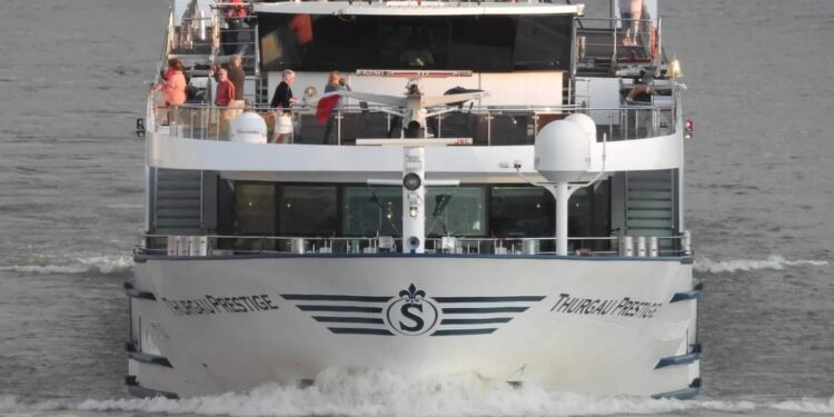 Nava fluvială Thurgau Prestige a adus la Constanța 114 turiști elvețieni