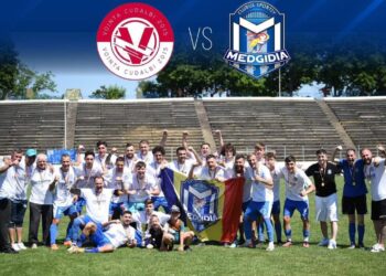 Fotbaliștii de la CS Medgidia joacă, duminică, meciul tur din barajul de promovare