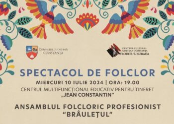 REGAL FOLCLORIC susținut de Ansamblul „Brâulețul” și invitații săi, la Centrul Jean Constantin
