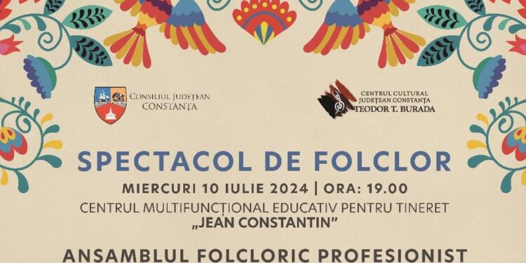REGAL FOLCLORIC susținut de Ansamblul „Brâulețul” și invitații săi, la Centrul Jean Constantin