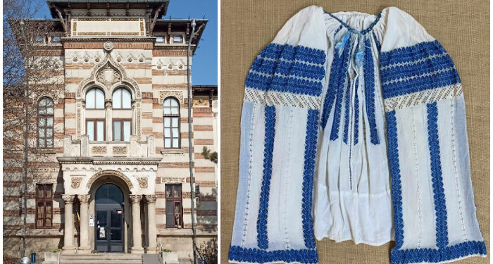 Ie oltenească DE SĂRBĂTOARE, expusă la Muzeul de Artă Populară Constanța