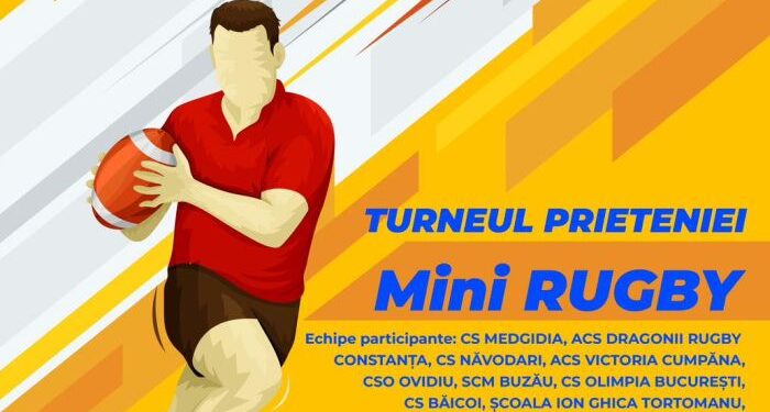 Medgidia găzduiește Turneul Prieteniei la mini-rugby