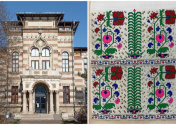 Ștergar tătăresc de nuntă, expus la Muzeul de Artă Populară Constanța