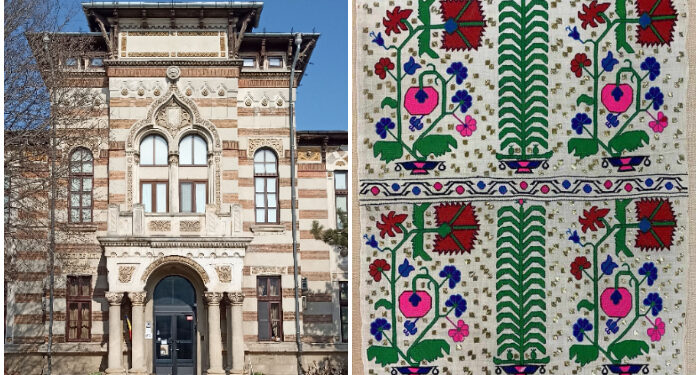 Ștergar tătăresc de nuntă, expus la Muzeul de Artă Populară Constanța