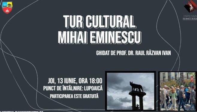Pe urmele lui MIHAI EMINESCU în Constanța – Tur cultural GRATUIT, organizat de Centrul Teodor Burada