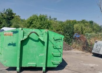 Polaris: Amplasamentul benei pentru colectarea deşeurilor voluminoase, în Constanța