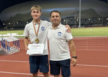 CS Medgidia: Alin Mihai Șavlovschi, dublu medaliat la Campionatul Național de Atletism U23!