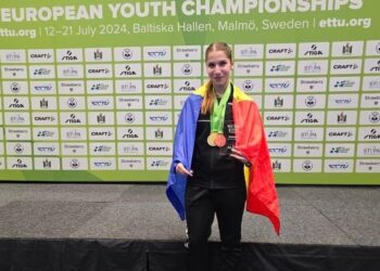CSM Constanța: Bianca Mei-Roșu este CAMPIOANĂ EUROPEANĂ la tenis de masă!