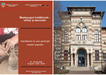 Meșteșuguri tradiționale prezentate prin demonstrații LIVE la Muzeul de Artă Populară Constanța