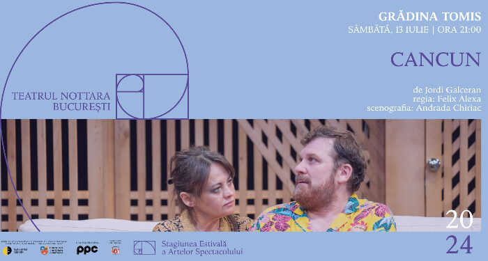 SEAS 2024: CANCUN – Teatrul Nottara din București, sâmbătă, 13 iulie, la Grădina Tomis