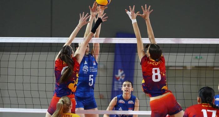 Alexia Ruci (CSM Constanța), victorie senzațională cu echipa României la Campionatul European de Volei U18!