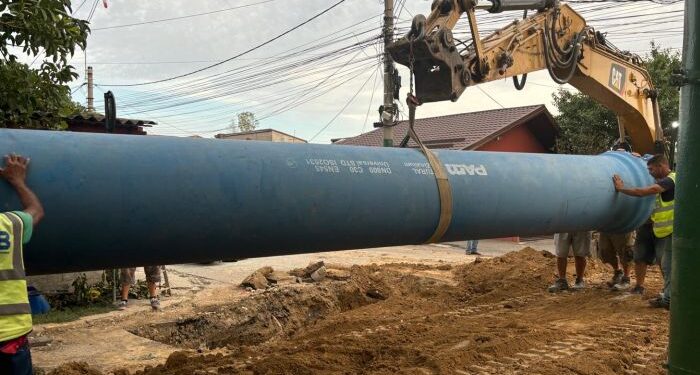 Care este stadiul lucrărilor de reabilitare a magistralelor de apă efectuate de RAJA pe strada Baba Novac din Constanța